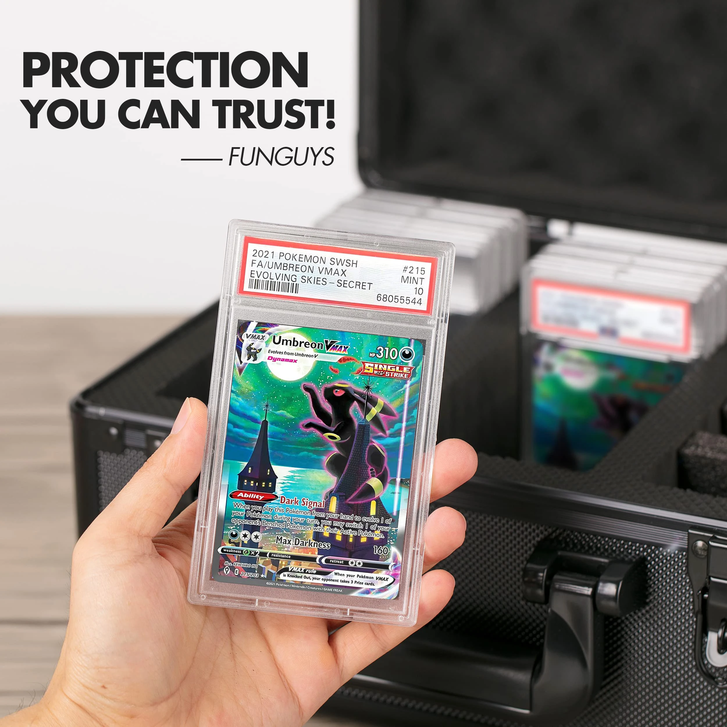 pokemon magnetic card holder Magnetic Acrylic TCG Card Holders – AZnewToys® main image 1