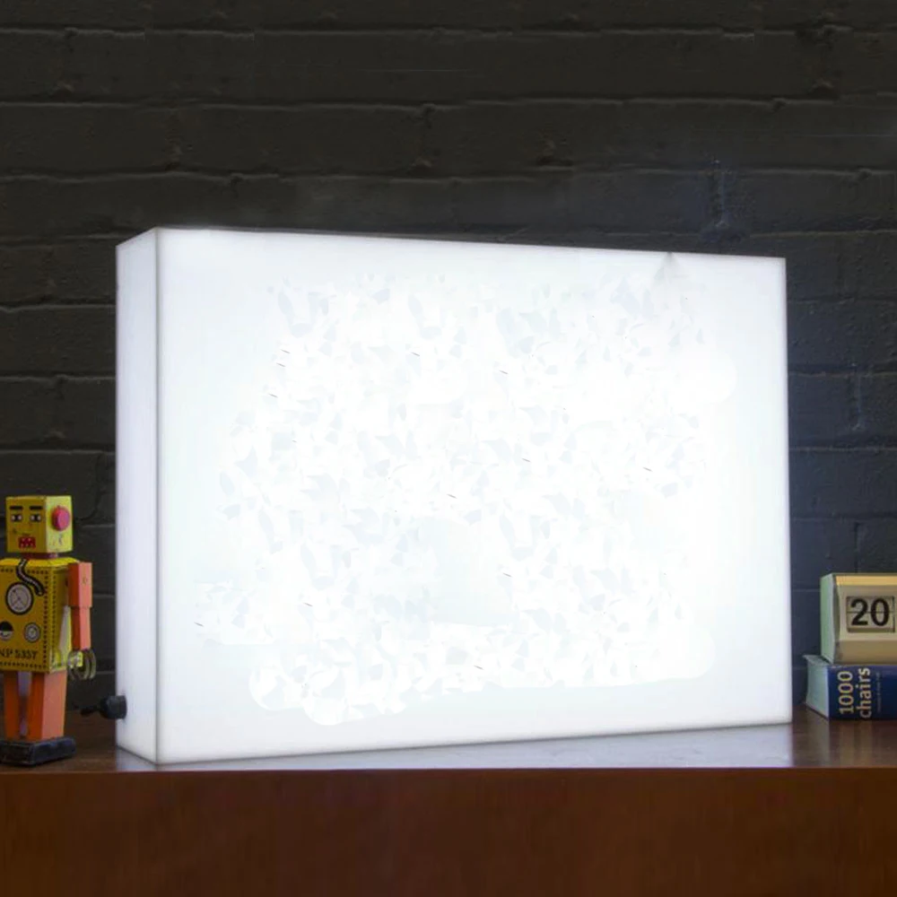 Blank Outdoor Led Lightbox Or Round Illuminated Rotating Led Lighting