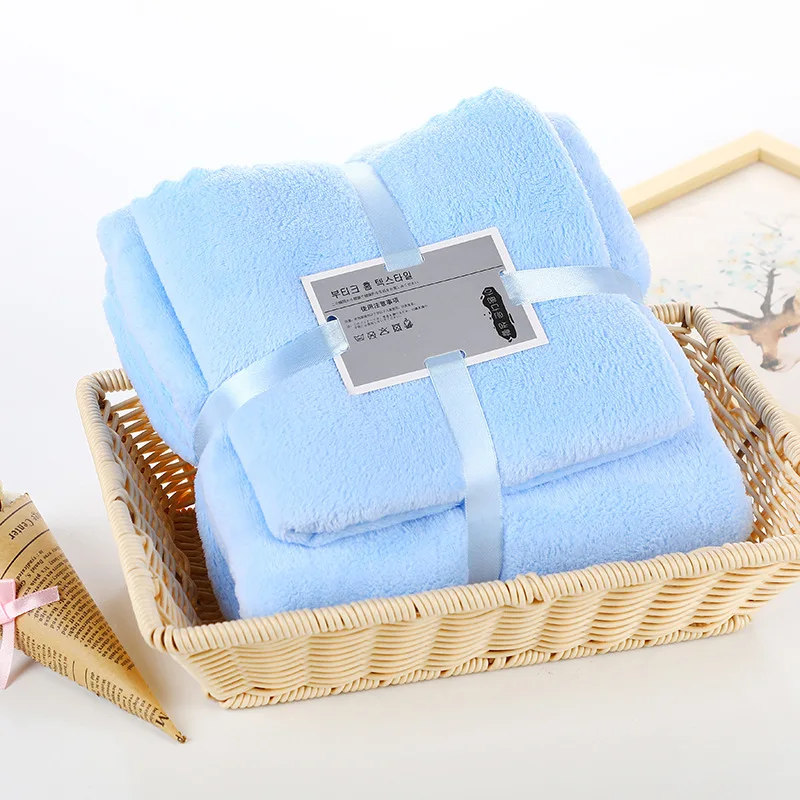 coral fleece microfibre cleaning cloths towel set cleansing