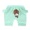 O-pp pants green peach little monkey