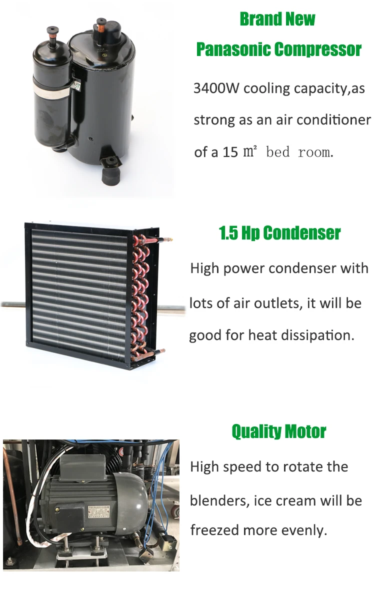 Mayjessie Table Top 5 Flavors Soft Ice Cream Machine/ice Cream Machine