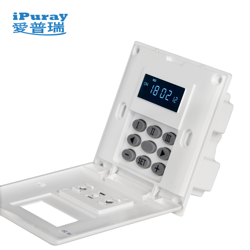 
220 В переключатель таймера Высокая мощность ЖК-дисплей двойная панель электрическая автоматическая 