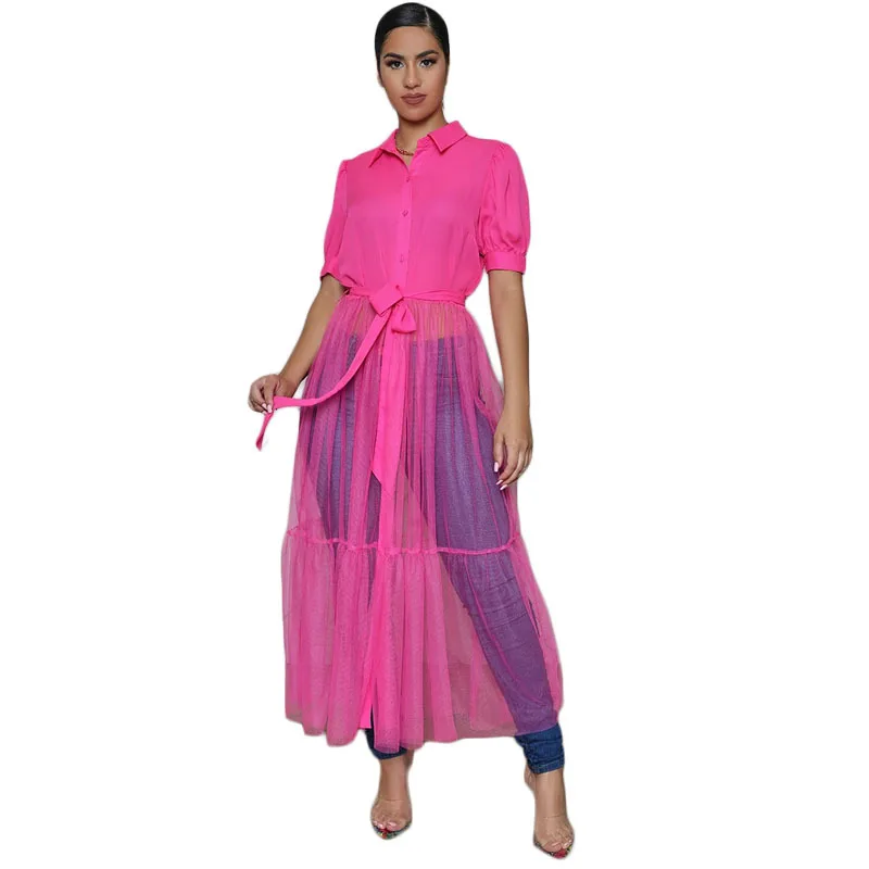 Conjuntos De Falda Transparente Para Mujer,Vestidos Negros De Camisa Con  Cuello En V De Manga Corta,Elegantes - Buy Vestidos De Las Mujeres,Elegante  Vestidos De Las Mujeres,Manga Corta Elegante Vestidos De Las Mujeres