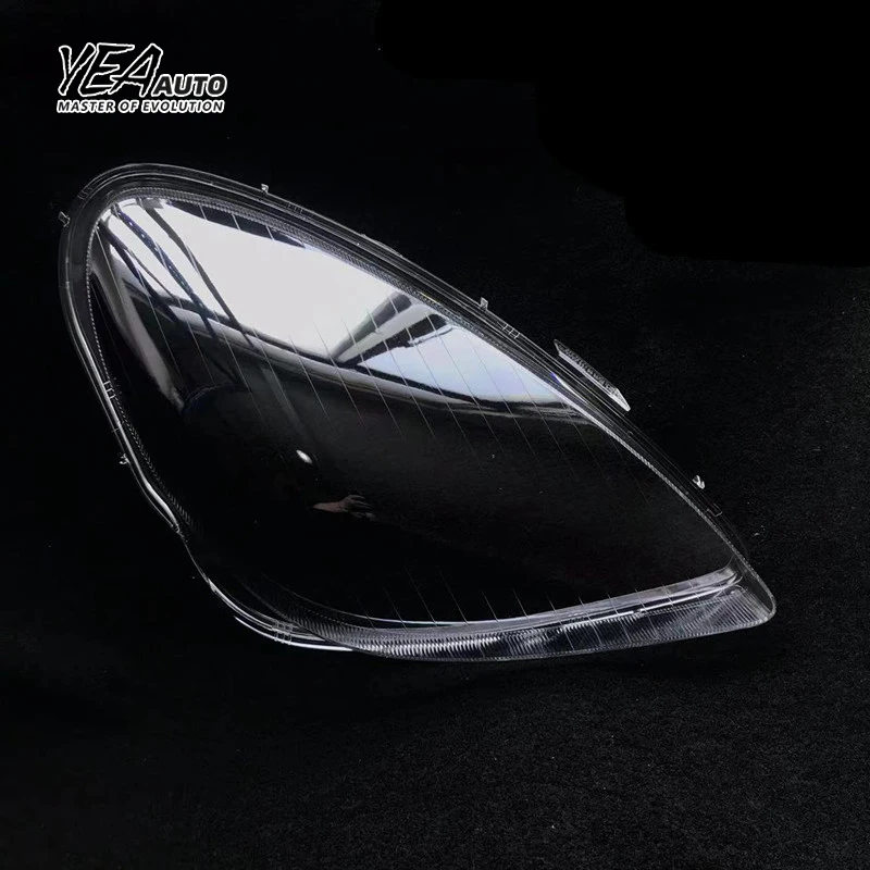 product yea auto car headlight glass pc lampshade cover lens for mercedes benz slk 280 300 350 headlamp glass shade lens cover 2004 2010-33