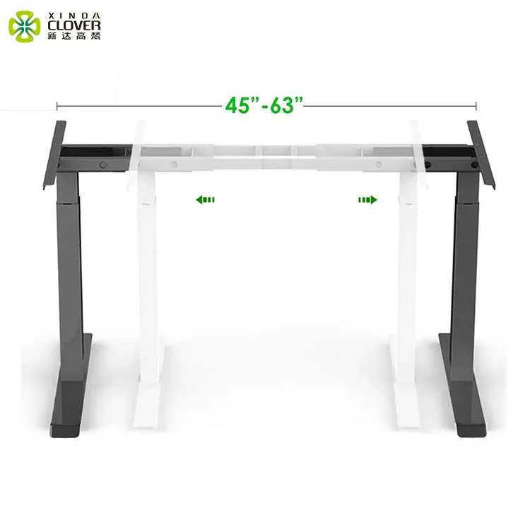 Dual Motorized Double Motor Study Table Sit Stand Ergonomic Electric Height Adjustable Modern Office Desk - Image 4