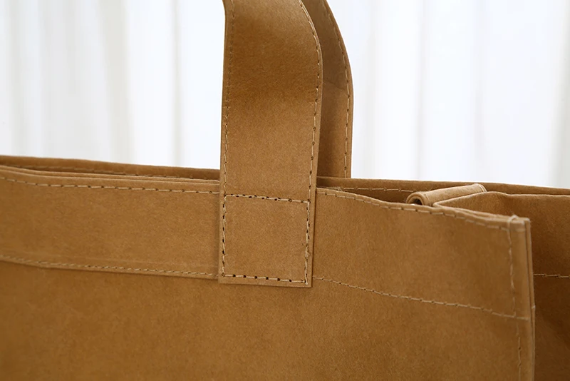 Anfonu Ymlaen Kraft Papur Bag â Thalwyr Tsieina Kraft Papur Rhodd Craft Siopreiddio Bags