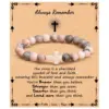 Bracelet Zèbre Rose - Carte "À Toujours Rappeler"