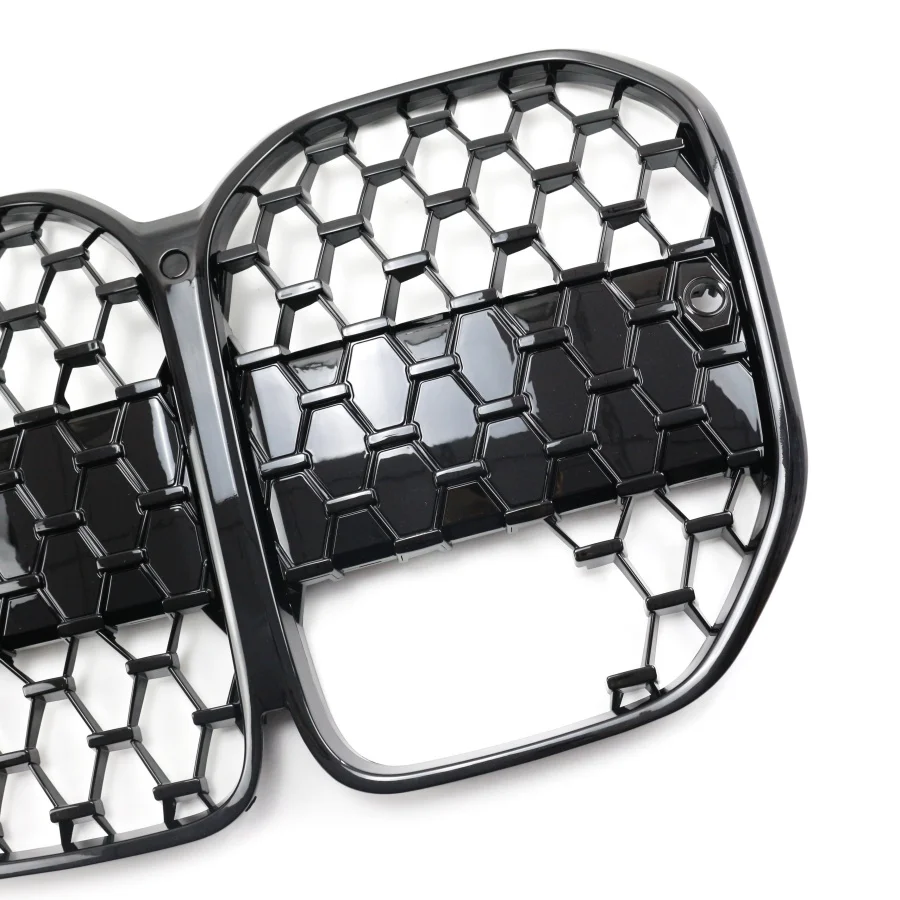 product tiypeor car for bmw new 4 series 2021 g22 2 door front grill carbon fiber glossy black abs g22 dual slats front grille-11