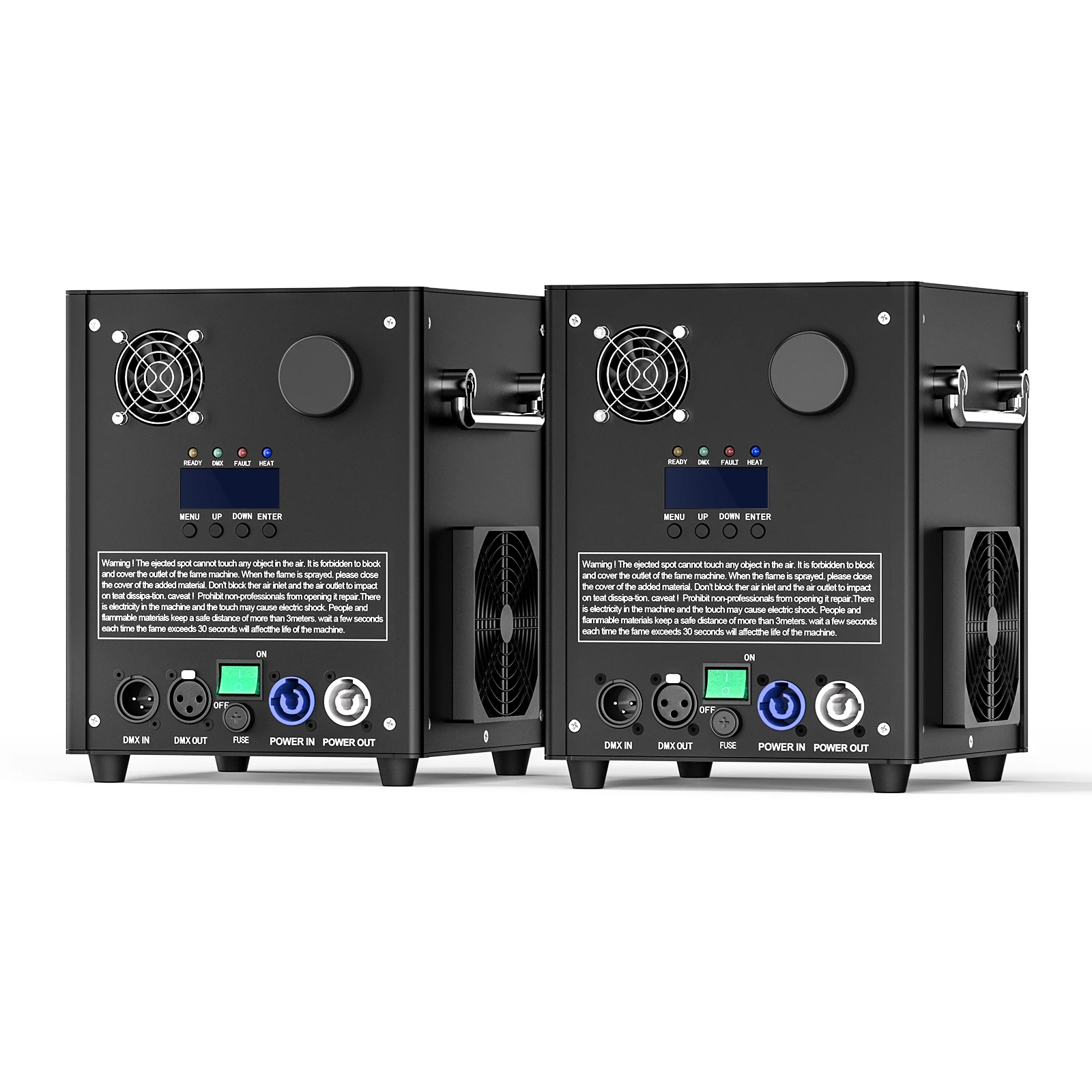 2Pcs With Flight Case 700W Dmx512 Fireworks Cold Spark Machine for Dj Stage Wedding Outdoor Cold Spark Machine Effect Equipment