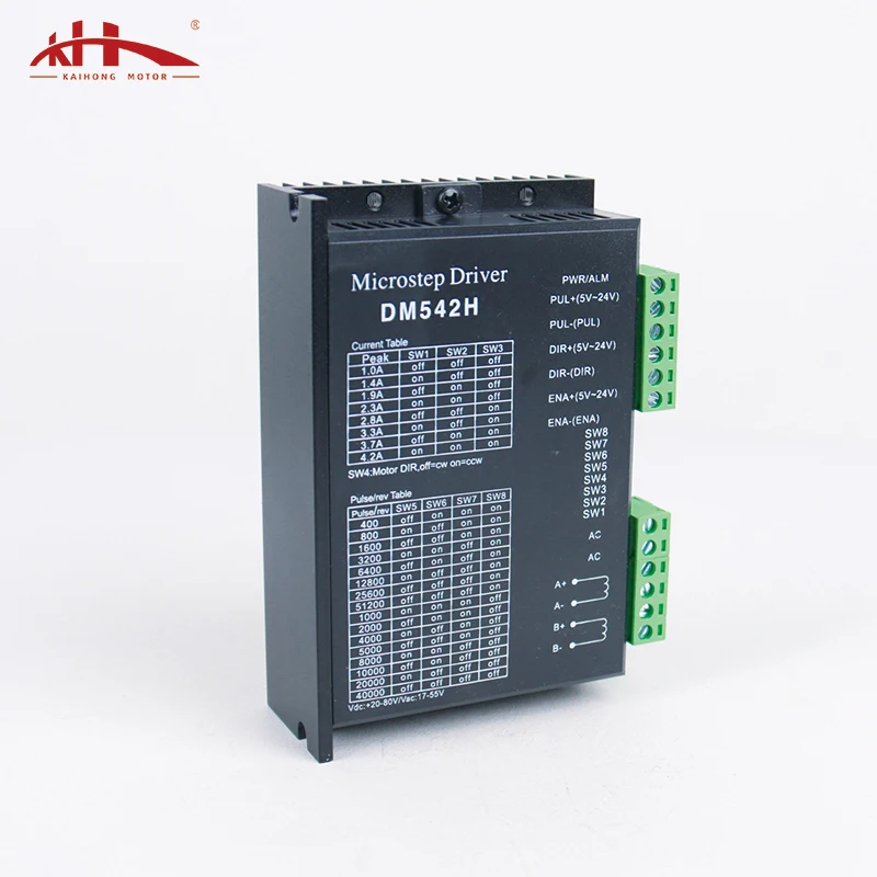 Kaihong 2-фазный цифровой VDC 20-80 VAC 17V-55V DM542 DM542H шаговый двигатель для Nema