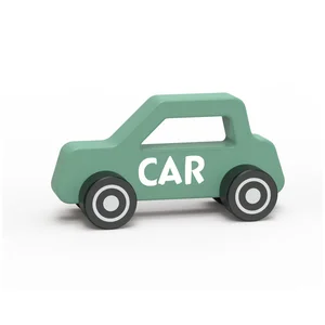 Unisex Montessori Educational Pretend Play Wooden Car Toys Nontoxic for 2 to 4 Years Fun Preschool Play for 18 Months+ Children