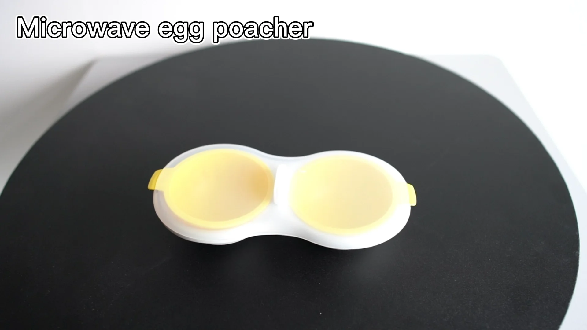 Microwave Eggs Poacher Double Cup Cookware Boiler Ovens Breakfast