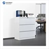 White 3 drawer lateral filing cabinet