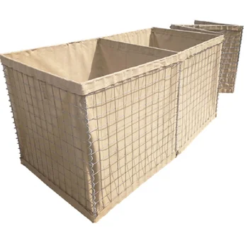 Original Manufacturers Bastion Blast Wall Welded Mesh Barrier Bastion Explosion-proof Wall Galvanized Wire Mesh Basket