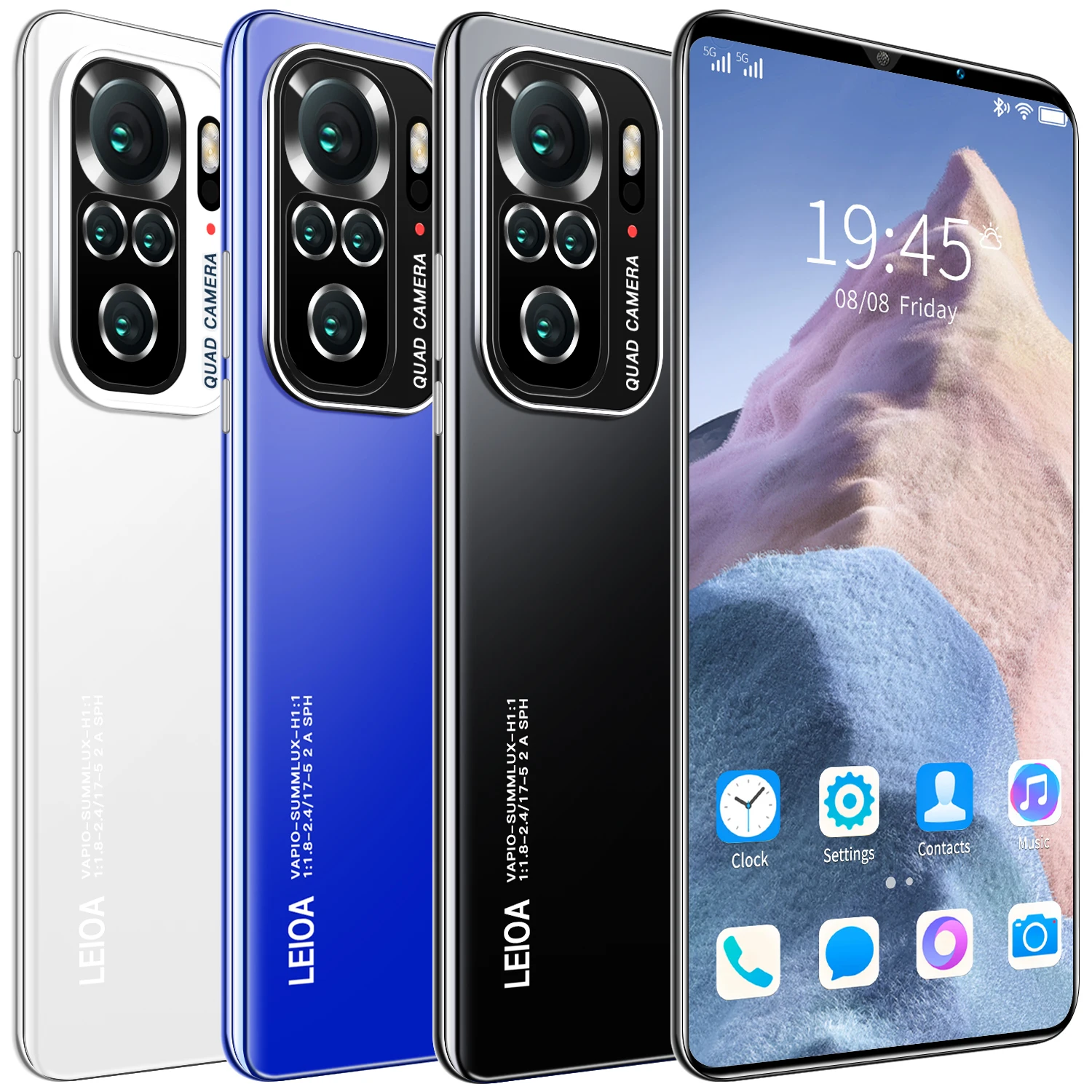 Двойная SIM-карта Note10pro, два режима ожидания, Nano SIM-карта, полноэкранный дисплей высокой четкости, Съемная батарея, разблокировка распознаванием лица, задняя камера со светодиодом