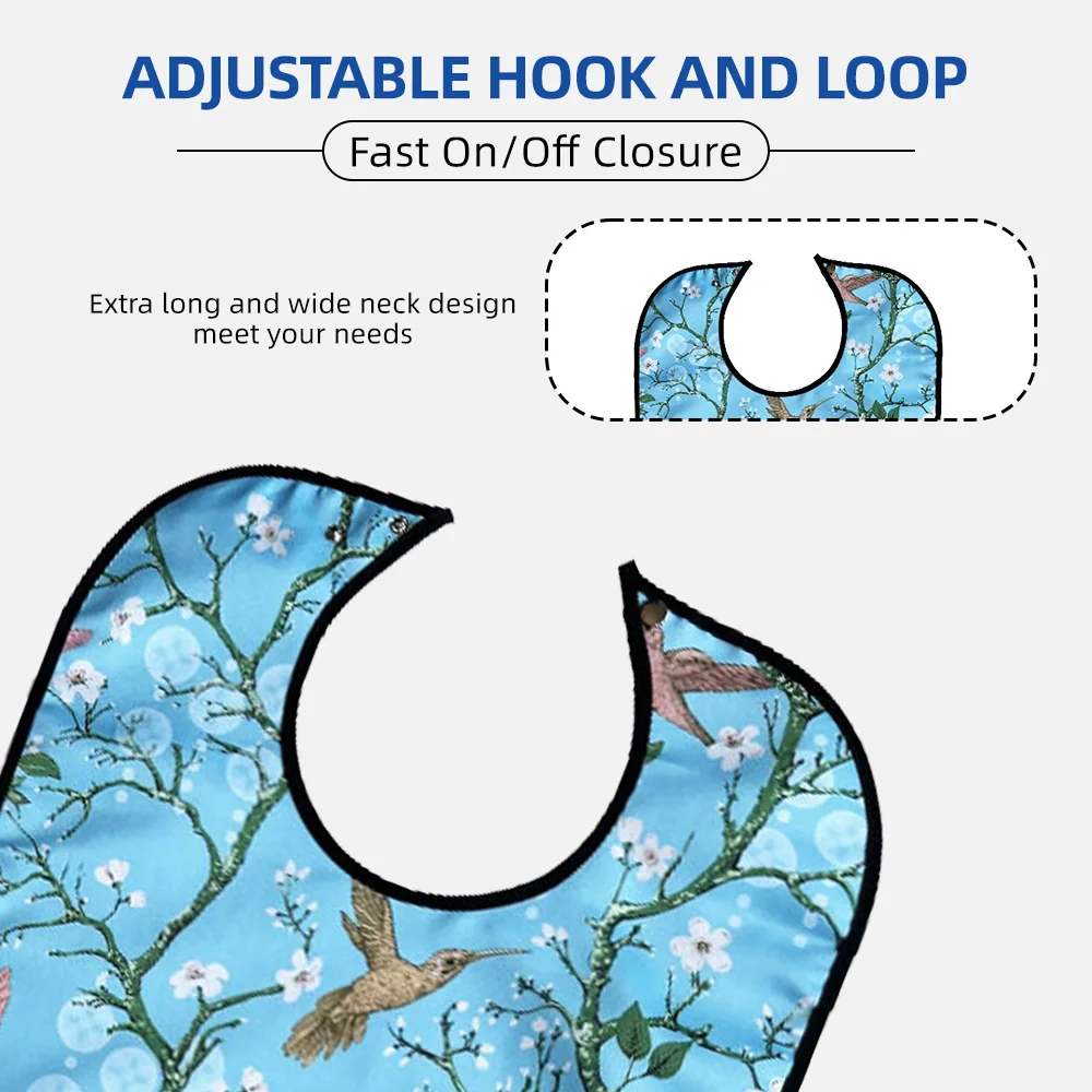 Wholesale Washable Prints Sleeveless Apron Reusable Waterproof Adult B - product detail 3