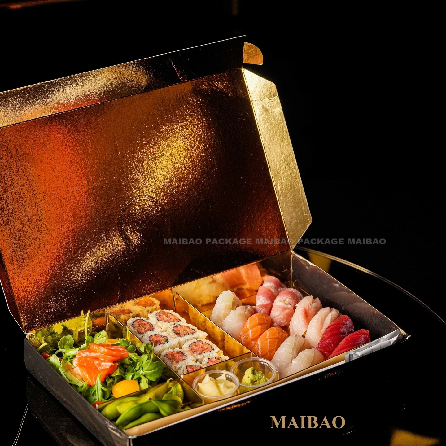 Maibaopack Sushi Boxes - Durable, Recyclable, Customizable