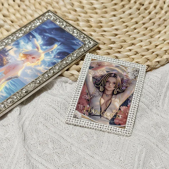 Custom Printing TCG MTG ACG Girls Collection Trading Game Matt Laser 3D  Anime Art Metal Diamond Waifu Cards with Box| Alibaba.com