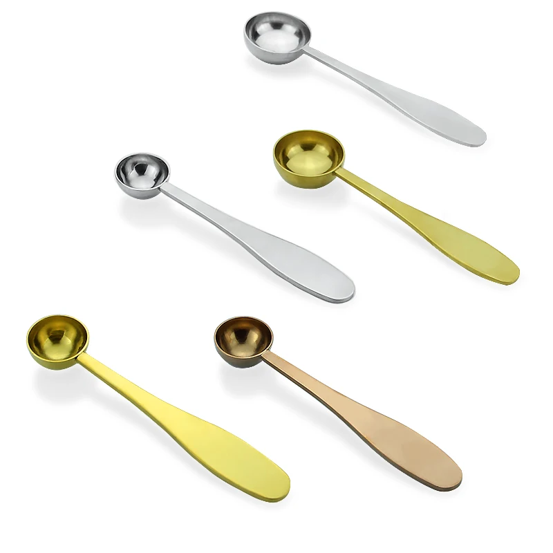 Cucchiaio Dosatore In Acciaio Inox 18/10 Per Tè E Superfood - Misurino Da 1 Grammo, Lunghezza 11,6 Cm, Diametro 2 Cm - Lavabile In Lavastoviglie, Design Elegante, Ideale Per Matcha E Polveri