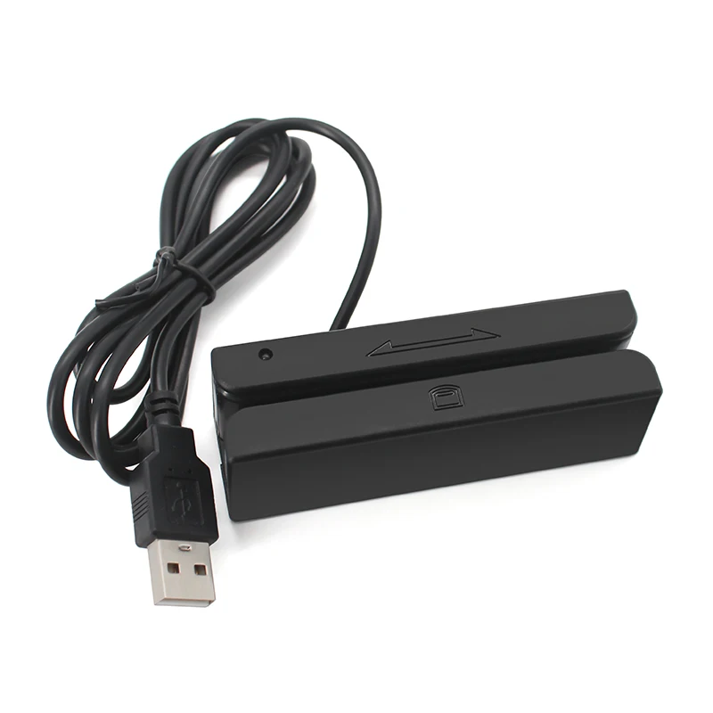 All Three Tracks USB Desktop Magnetic Stripe Reader Card Reader Membership Card Reader