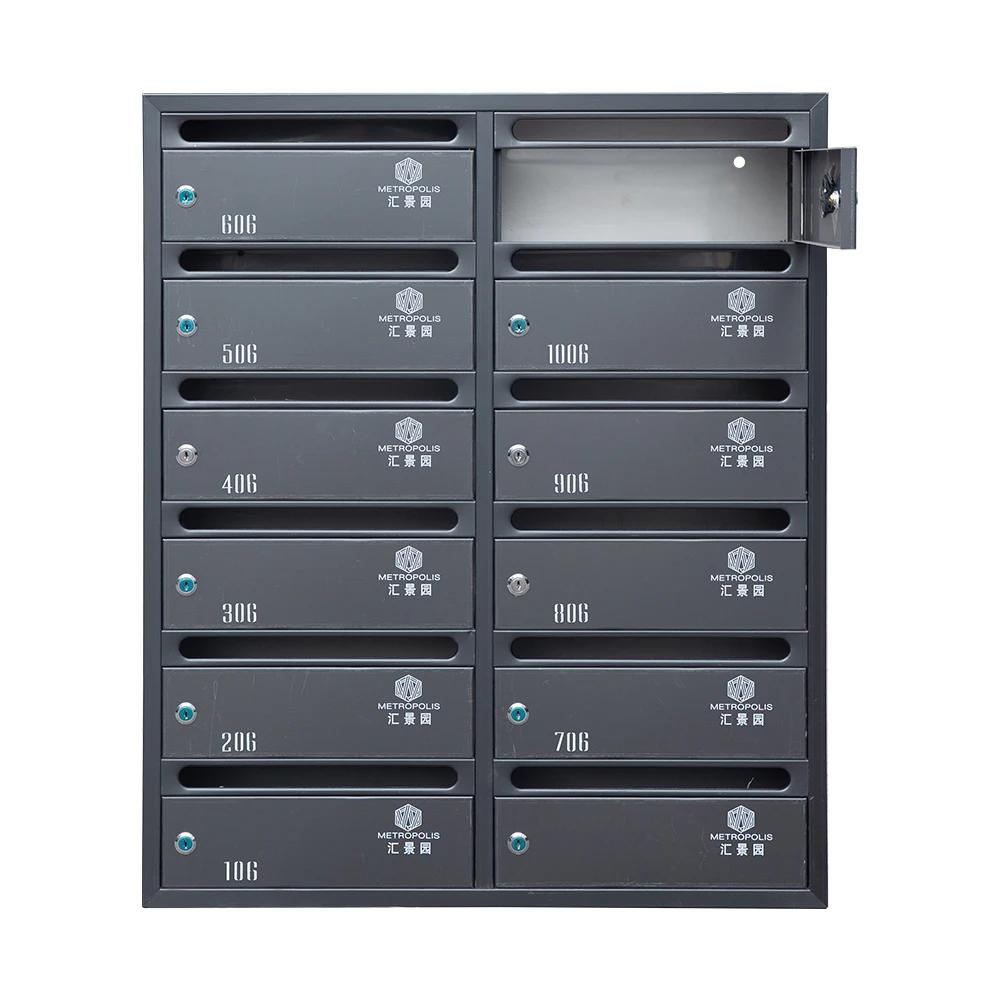 Mailboxes Residential Smart  Parcel Modern Outdoor Mini Smart Mailbox Combination Apartment Mailbox