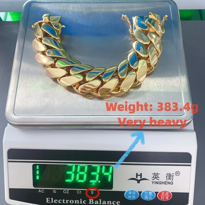 Shop Our Heavy 30MM Cuban Link Chain 18K Gold Plated