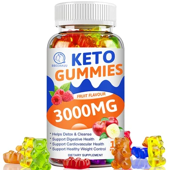Private Label 30 Sweets Keto Apple Cider Vinegar Gummy Bears With Collagen Vitamin Weight Loss Gummies