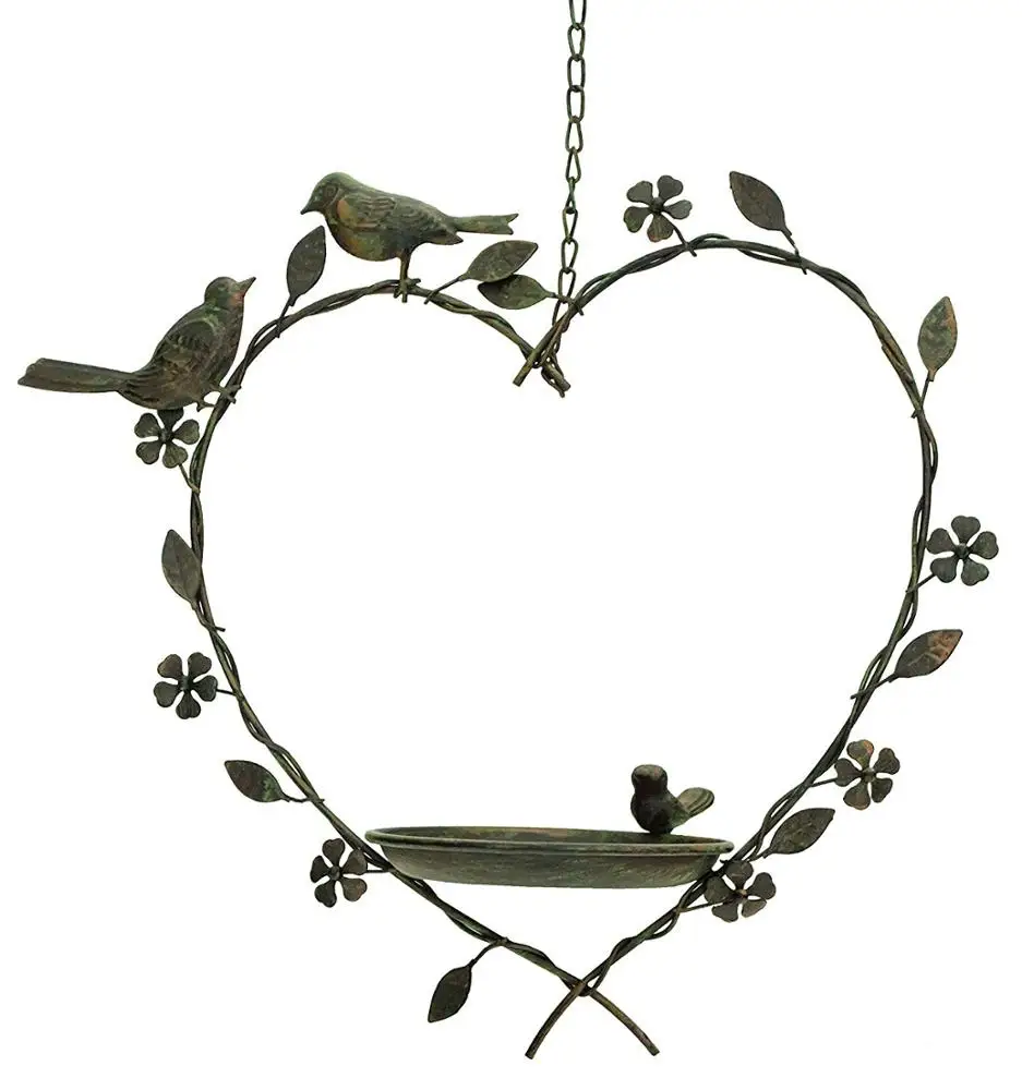 Outdoor Metal Bath   Hanging Bird Feeder Homedecor