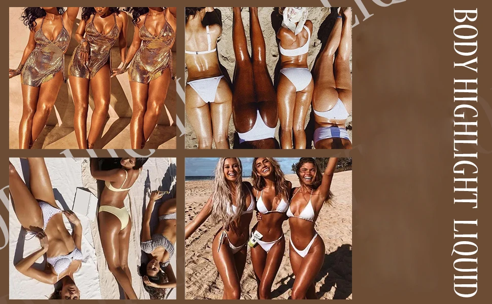 Собственная торговая марка мерцающий Сияющий порошок для тела увлажняющее легкое мерцающее