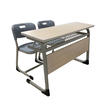 School Furniture double Desk And Chairs popular Modern Children School Furniture