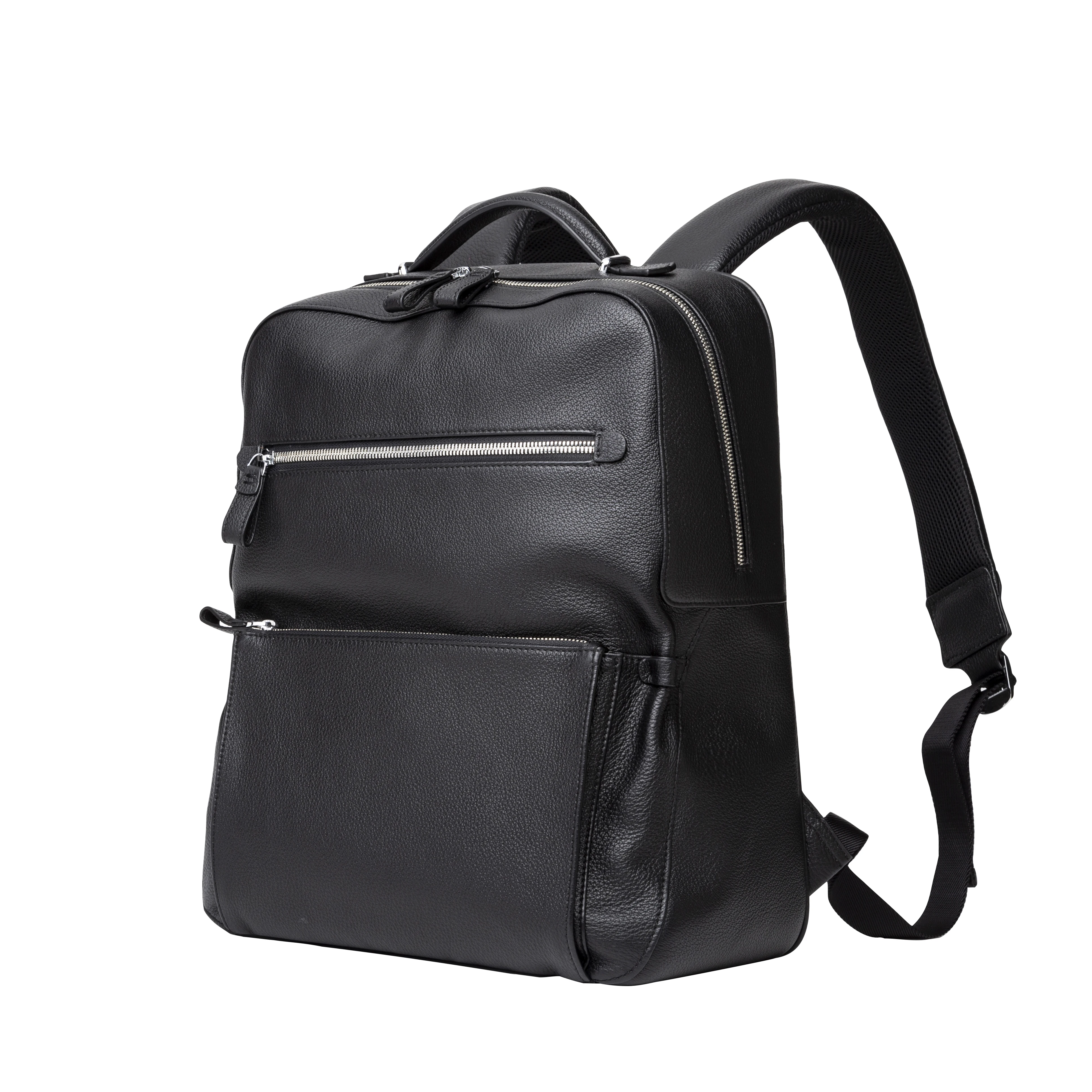 high end leather backpack