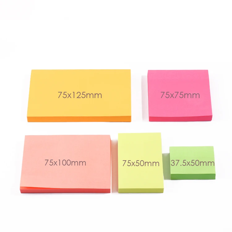 Lot De 120 Blocs-Notes Adhésifs - 7,6x7,6 Cm - 50 Feuilles/Bloc - Multicolores (Rose, Jaune, Vert, Bleu) - Pour Bureau, École, Maison
