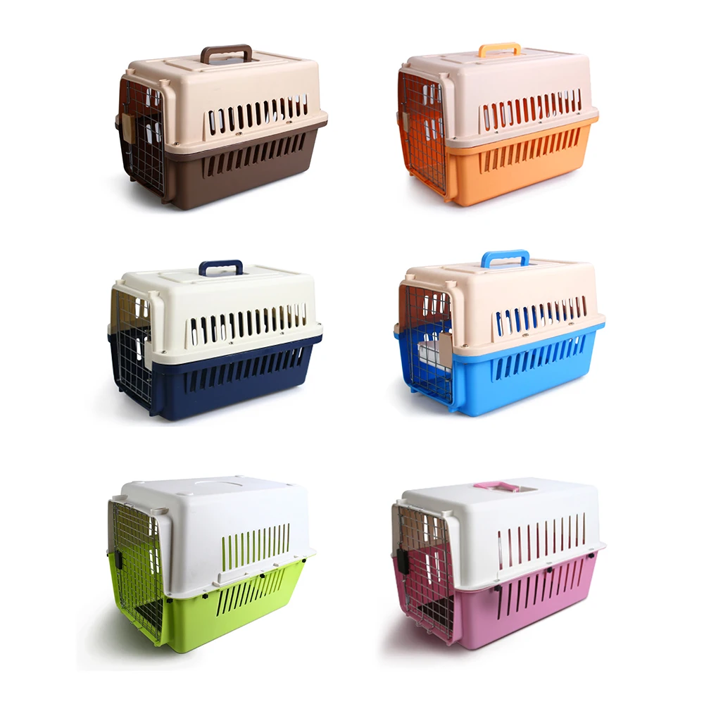 Best Selling Small Animal Dog Travel Carrier Cage Small Flight Plastic