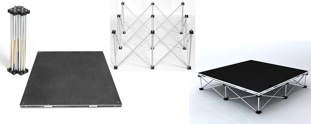 Smart Stage Platform Folding Aluminum Portable Stage Leg| Alibaba.com