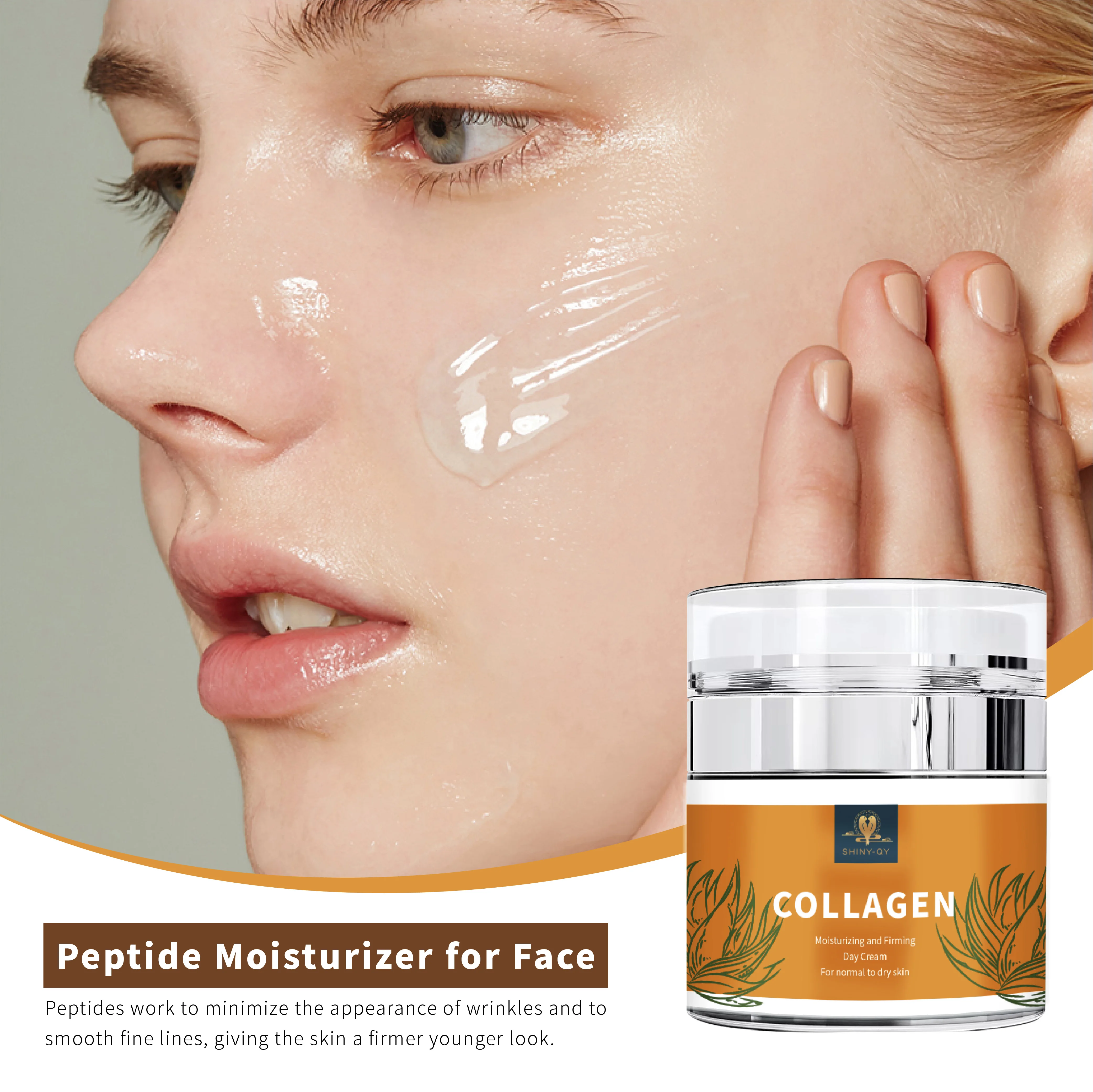 Private Label Peptide Moisturizer Anti Aging Cream And Wrinkles Private ...