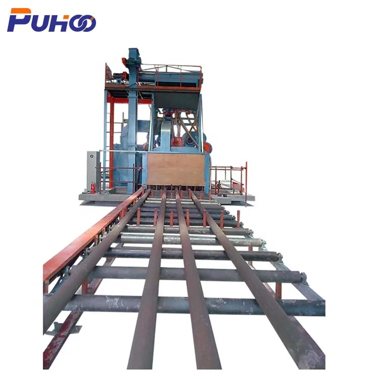 Shot Blasting and Painting Line Machine for Industrial Workpiece Surface Cleaning
