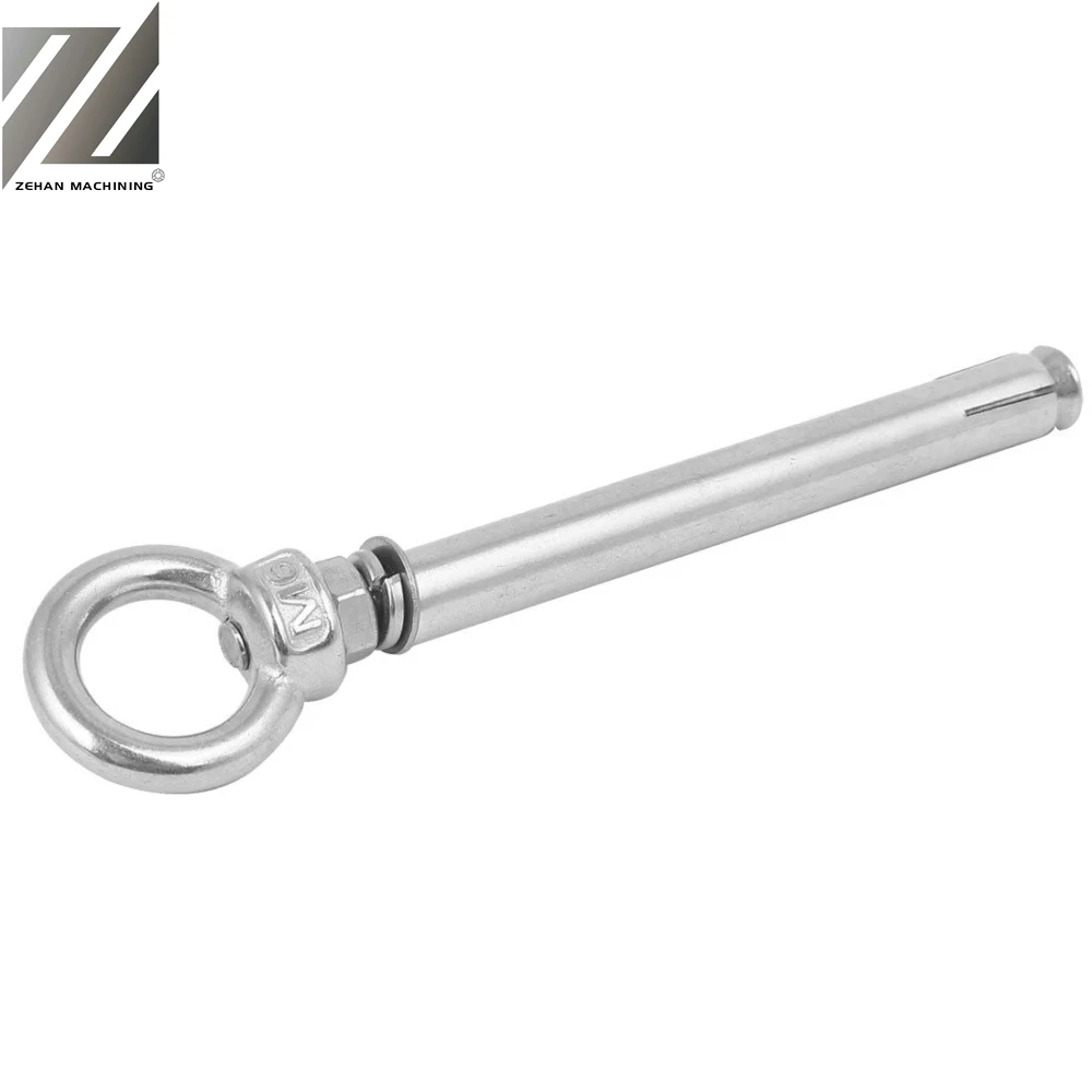 Hot Forged OEM 304 Stainless Steel Sleeve Anchor Eye Bolt for Concrete Precast Construction
