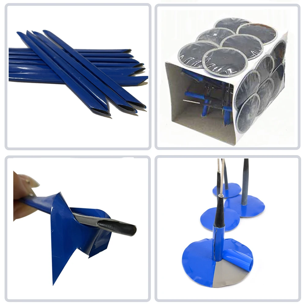 Tubeless Tire Puncture Seal String Art Repair Strip Plug 6*200 Sealant ...