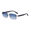 C5 Couleurs de grain de bois noir Argent Bleu progressif