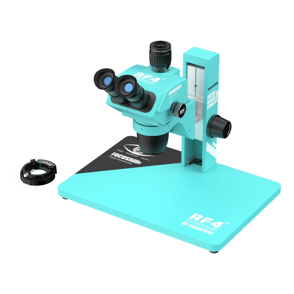 RF6565PRO Microscope Head - 6.5-65X Zoom for Mobile Repair