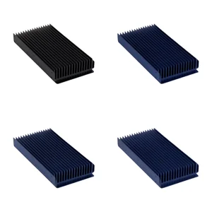 Custom CNC Machining and Manufacturing DDR4 RAM Memory Flat Cooling Aluminum Heat Spreader RC Parts ACCS Drones Accessories