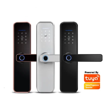 Hitenso X1 WIFI Tuya smart lock door with Biometric fingerprint locks of electronic lock for hotel home apartment security