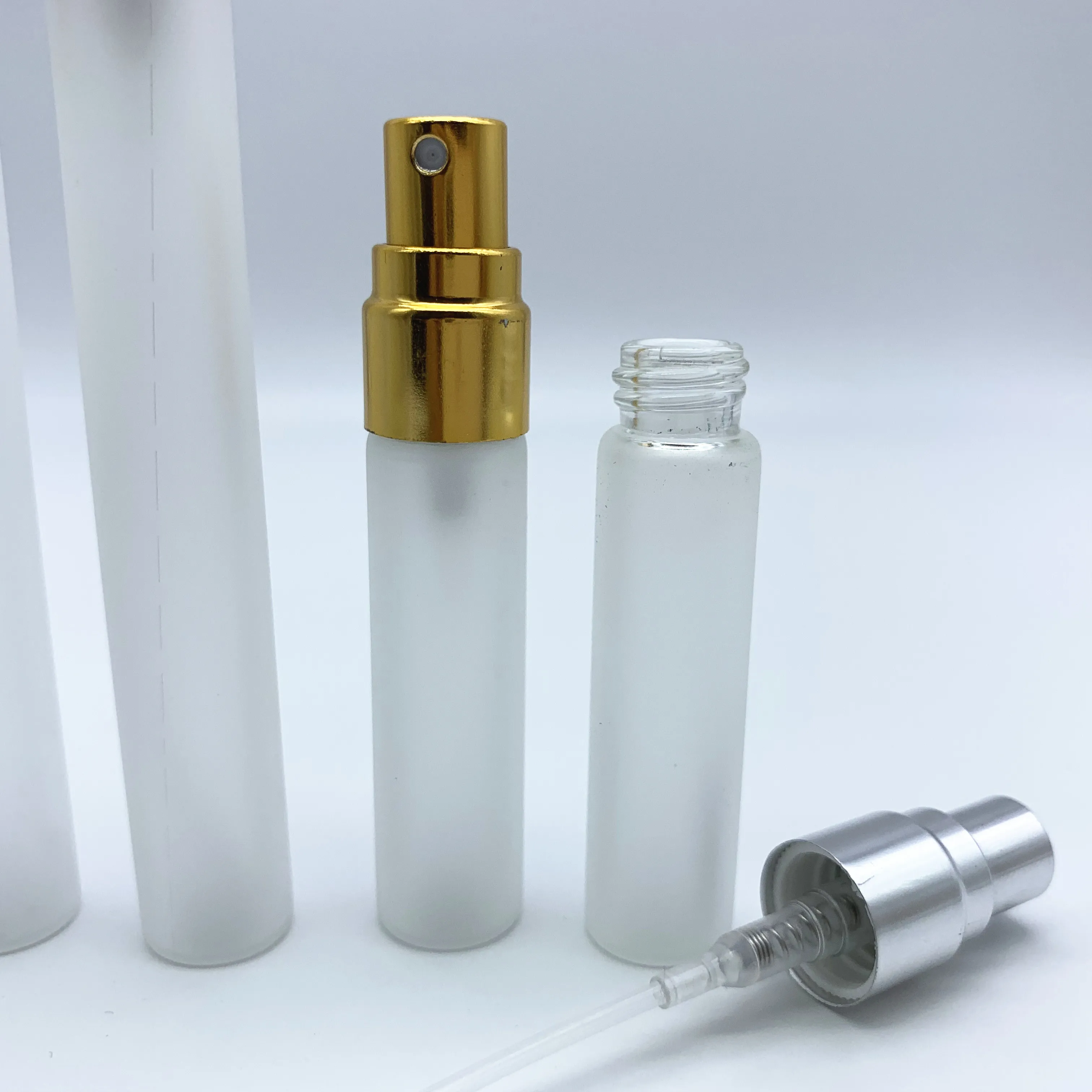3ml 5ml 8ml Clear Mini Glass Vials Perfume Sample Spray Bottles Non Toxic