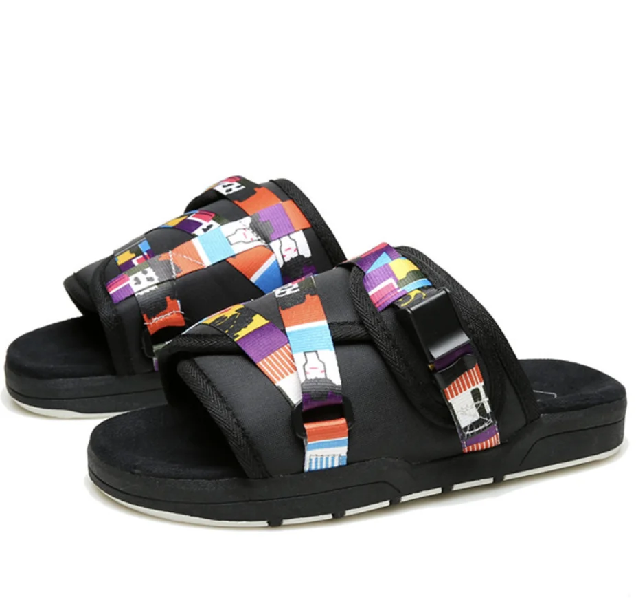 【新品未使用】 SLIPPER 千總 コラボ メンズ ハワイ製 10 Lot No. US42437 / UNION SUPPLY 千筋 SENSUJI WORK PANTS - SUN