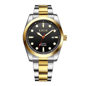 Hot Selling New Men's Steel Strap Watch Classic Style Luminous Watch Waterproof Calendar Watch for Men