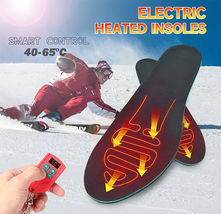 Carbon Fiber Intelligent Remote Control Usb Charged Winter Foot Warm ...