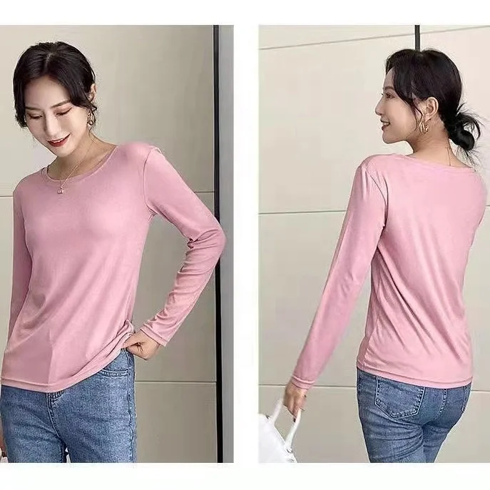 Buy Wholesale Autumn Korean Version V-Neck Solid Color Top