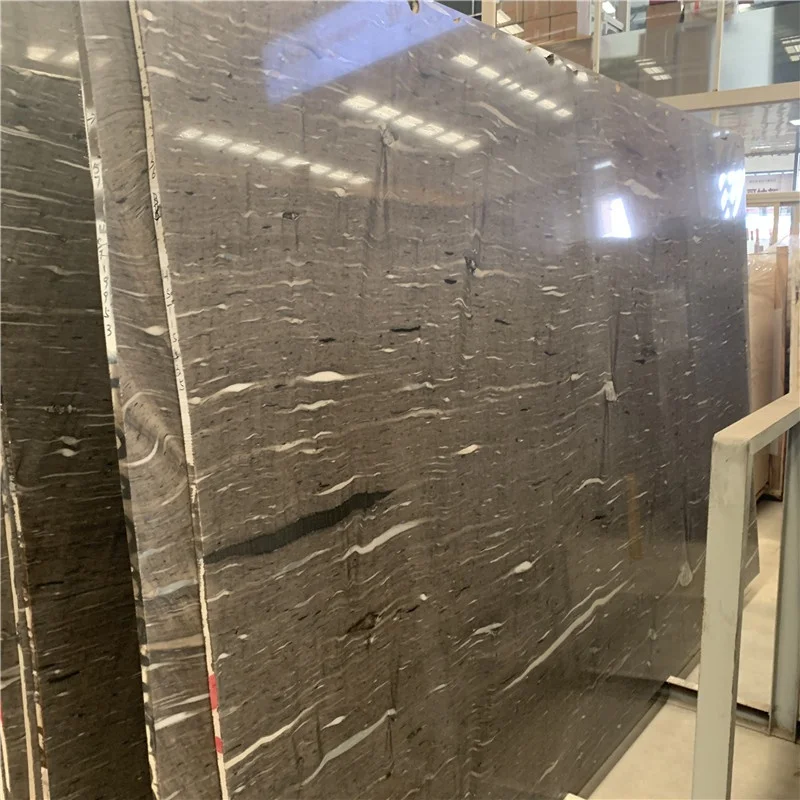 product italian luxury exotic stone brown slab marble with white veins-5