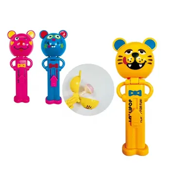 Toy candy factory Direct New Plastic High Quality tiger Lollipop Candy Toys surprise gift for kids