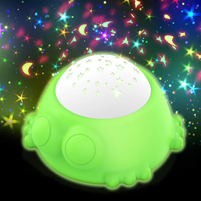 Personalised Sleep Lighting Music Base LED Starry Projector Intertek Silicone Nursery Night Light for Children Babies